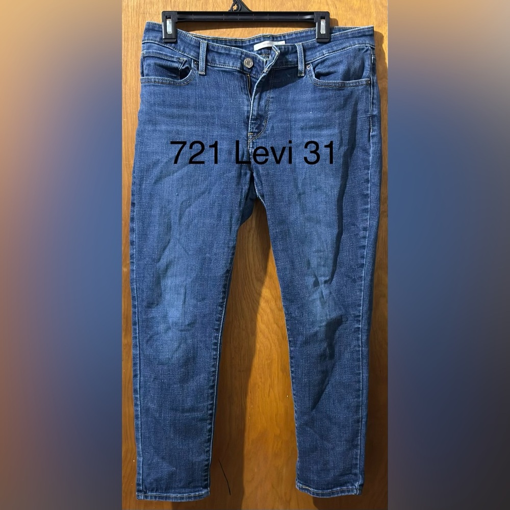 Levi's Skinny Jeans in Deep Indigo Blue